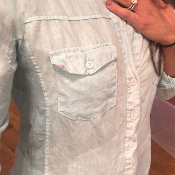 Linen button up - Picture 4 of 4